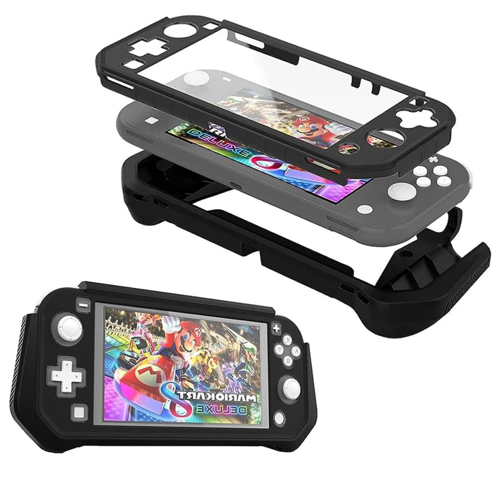 ZORBES for Switch Lite Case, 2 in 1 Anti-Scratch Protective Case for Nintendo Switch Lite, with HD Screen Protector Cover Hand Grip Case TPU Skin Cover for Switch Lite, Not Included Switch Lite ZORBES for Switch Lite Case, 2 in 1 Anti-Scratch Protective Case for Nintendo Switch Lite, with HD Screen Protector Cover Hand Grip Case TPU Skin Cover for Switch Lite, Not Included Switch Lite